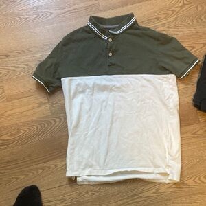 Old Navy Olive and Gray Top